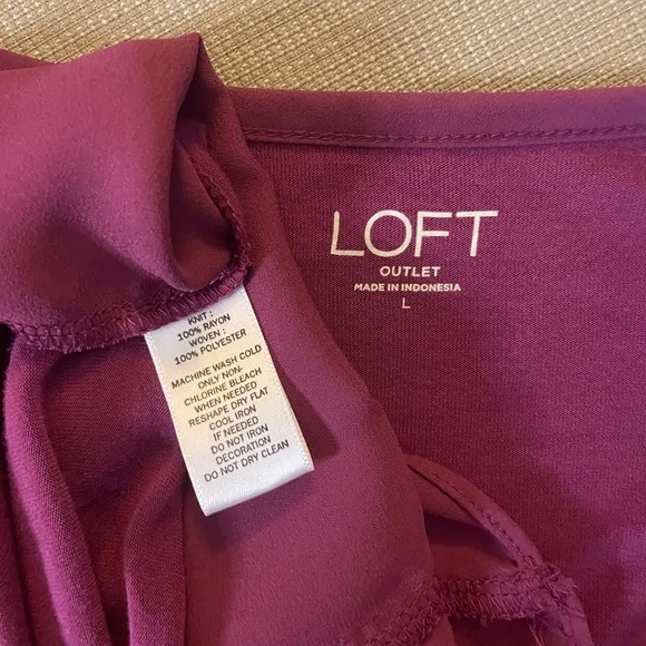 Loft Blouse, sz Lg - Picture 7 of 7